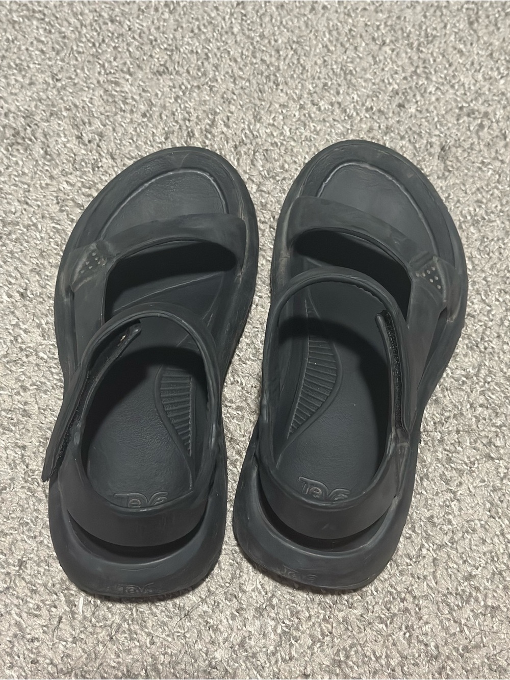 Teva Black Women's Slide Sandals with Adjustable Strap